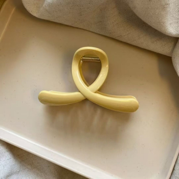 Пластмасова щипка за коса с мотиви морска звезда и цветя, дамски аксесоар, пролет 2025, неформален стил