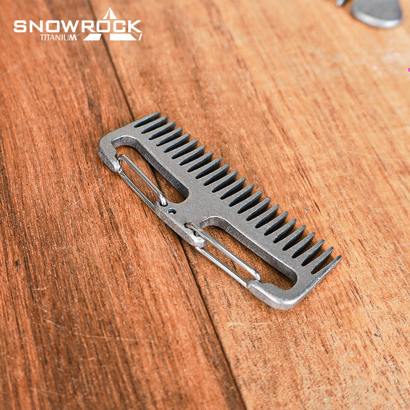 Гребен за коса Snowrock, титанов сплав