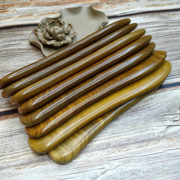 Drveni češalj za kosu, materijal: sandalwood/rosewood, polirani završetak, uzorak pejzažnih cvjetova