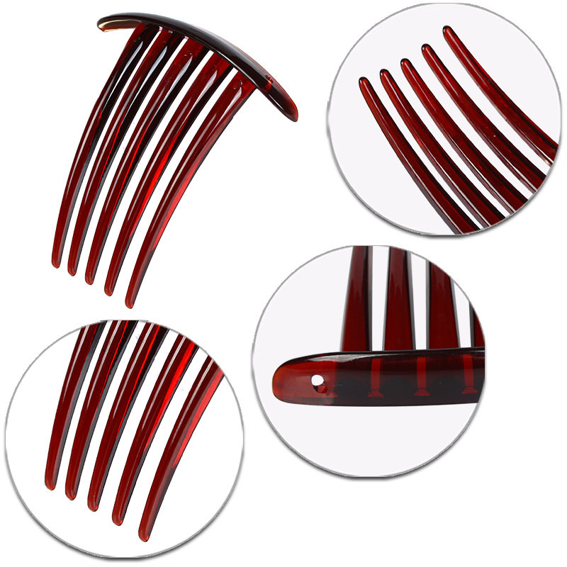 DIY Hajkefe – Műanyag/gyanta, Öt Fogú, Egyszerű Nőies Stílus, Sütőben Sült Fényezés, Testre Szabható