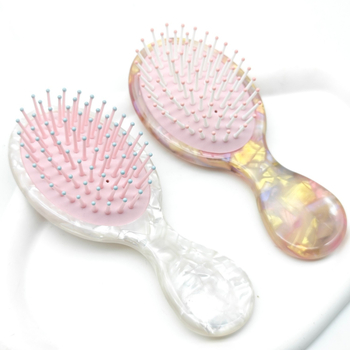 Χτενάκι μαλλιών - Κυματικό σχήμα, Χειροποίητο, Αμέθιστος κρύσταλλος, Υλικό: Οξικό οξύ, Στυλ: Βίντατζ