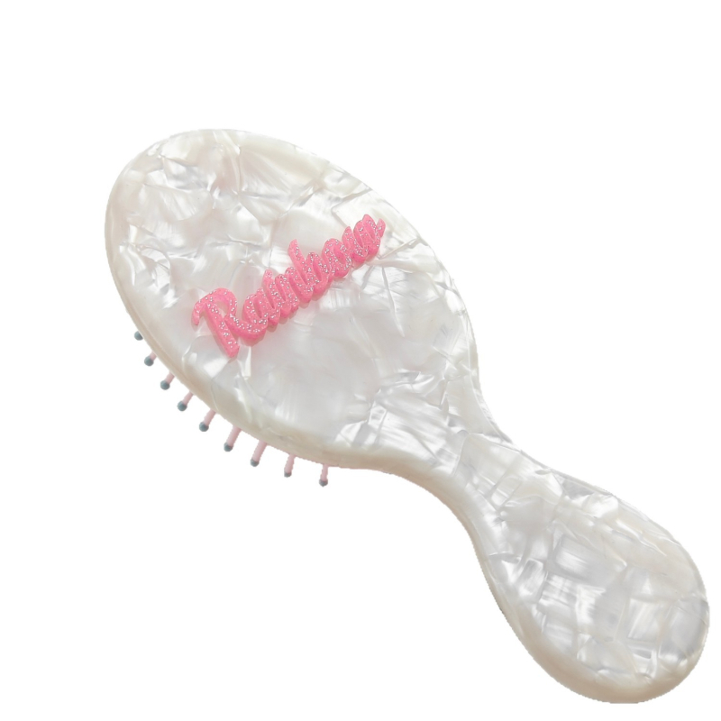 Χτενάκι μαλλιών - Κυματικό σχήμα, Χειροποίητο, Αμέθιστος κρύσταλλος, Υλικό: Οξικό οξύ, Στυλ: Βίντατζ