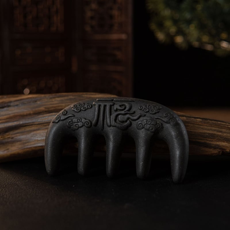 Hajkefe füstgyöngyökkel, kínai stílus, precíz kivitelezés, Putian eredet