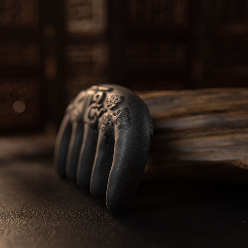 Hajkefe füstgyöngyökkel, kínai stílus, precíz kivitelezés, Putian eredet