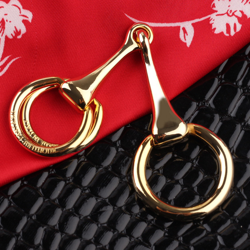 Kopča za maramu od čistog bakra, unisex, geometrijski oblik, elektroplatiranje