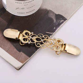 Saplavas tukšā zieda somas sprādze — dimantu mozaīka, elektroplatinga apdare, Cen fan jewelry