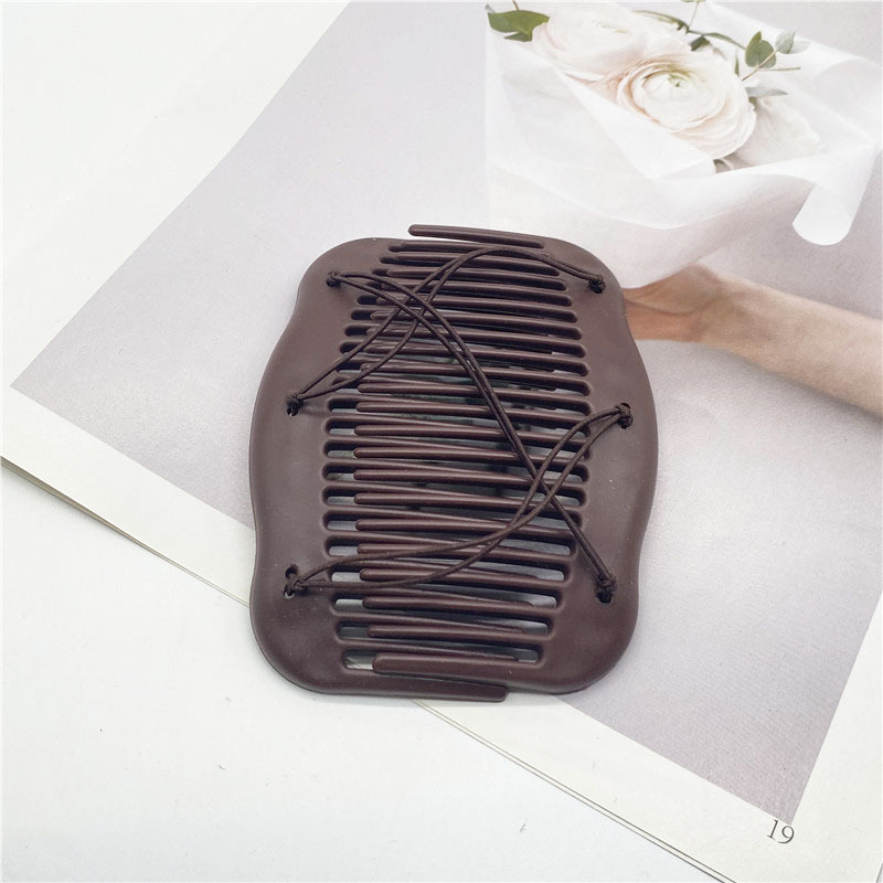 Plaukų šukos su dviejų eilių dantimis, plastikinis geometrijos dizainas, rankų darbas, paprastas moteriškas stilius, pritaikymas įmanomas.