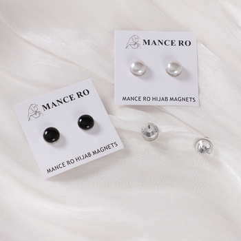 Par magnetskih kopči za šal s bisernim kristalima — legura, ženski stil, ručna izrada, dijamantna mozaika, mogućnost prilagođavanja