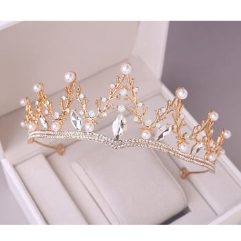 Ženski tiara za kosu, legura, Ruili stil, dijamantna obrada kristala, Man Joan