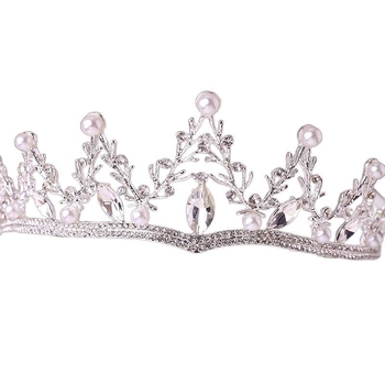 Ženski tiara za kosu, legura, Ruili stil, dijamantna obrada kristala, Man Joan