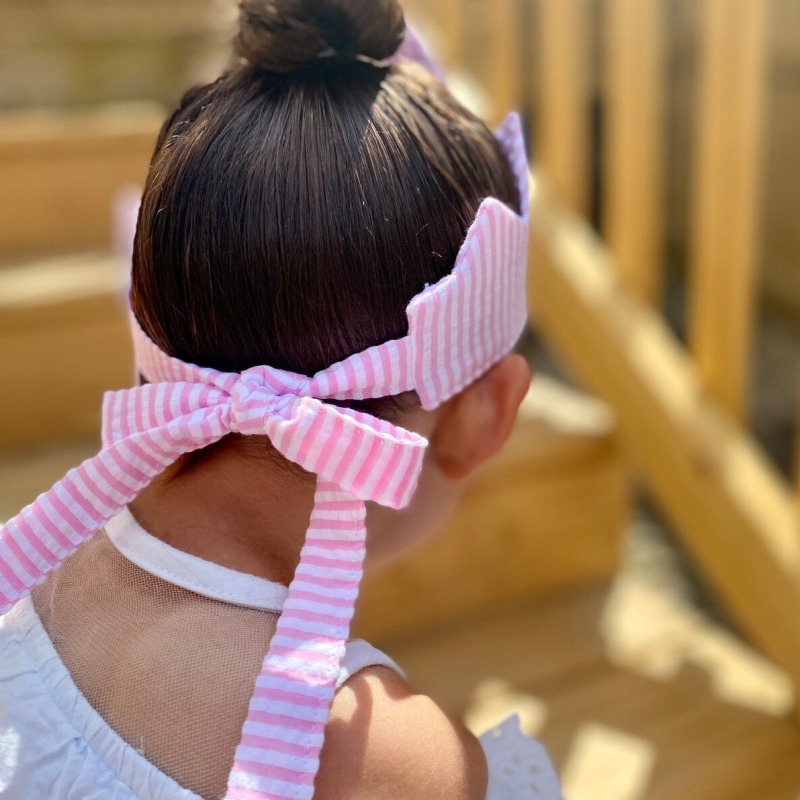 Детска корона тиара от чист памук – карикатурен стил, плетена конструкция, пролет 2025