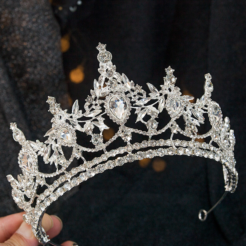 Kaitin Jewelry Dijamantno cvijeće s kapljom vode – čelenka za kosu od legure, vrhunski ženski dodaci za kosu, proljeće 2025