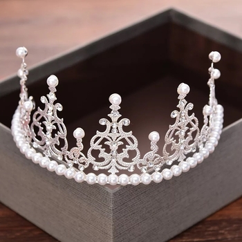 Metalna dekoracija za tortu, korona u stilu princeze, rekviziti za pečenje i zabave (rekvizit za uređenje prostora)