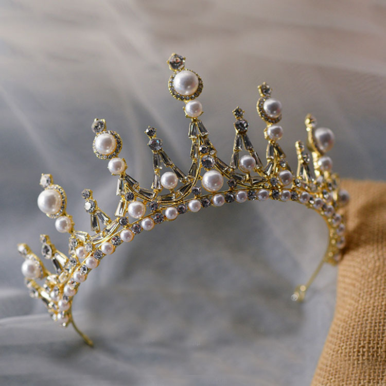 Korejskog stila tiara s cvjetnim motivom i rhinestones od cinkove legure, elektroplatiranje