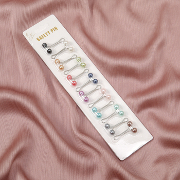 LOVOSME broš za šal, jednostavan ženski stil, oblik U, elektroplatiranje, legura, umjetni dragulji/poludrago kamenje