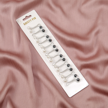 Broša za šal — legura, oblik U, elektroplatiranje, umjetni dragulji, jednostavan ženski stil