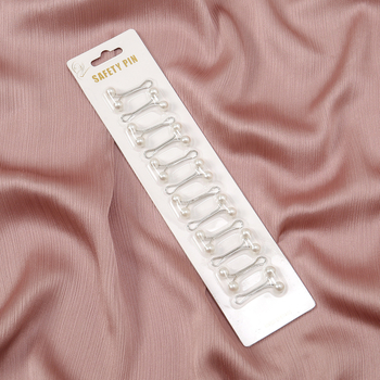 Broša za šal — legura, oblik U, elektroplatiranje, umjetni dragulji, jednostavan ženski stil