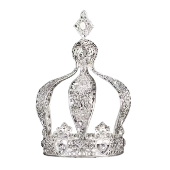 Sixuan metalna vintage tiara za glavu s dijamantnom postavkom