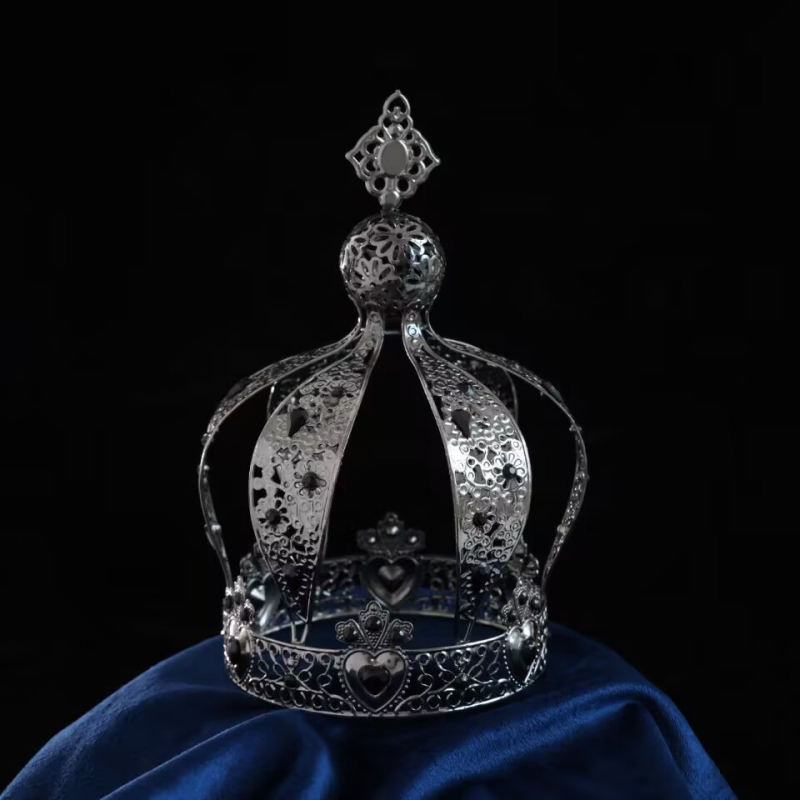 Sixuan metalna vintage tiara za glavu s dijamantnom postavkom