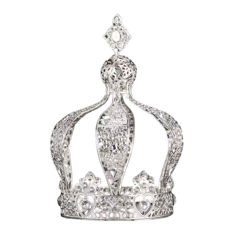 Sixuan metalna vintage tiara za glavu s dijamantnom postavkom