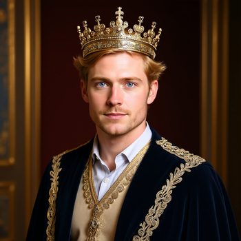 Retro ženska kruna od legure, s dijamantnom ugradnjom