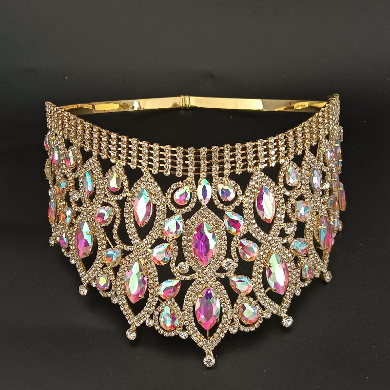 Svadbena tiara od kristala, ženska kruna za natjecanja, proslave i zabave, s elektro-poliranom završetkom, individualno pakirano