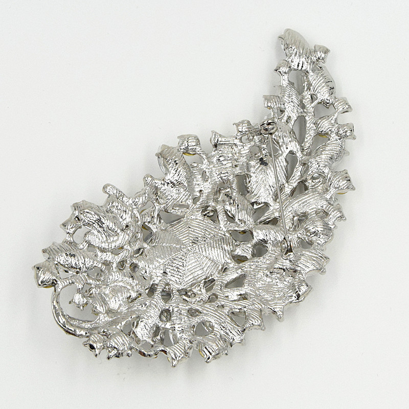 Broš, lisnatog oblika, unisex, legura, elektroplatiranje, Zhenyao jewelry
