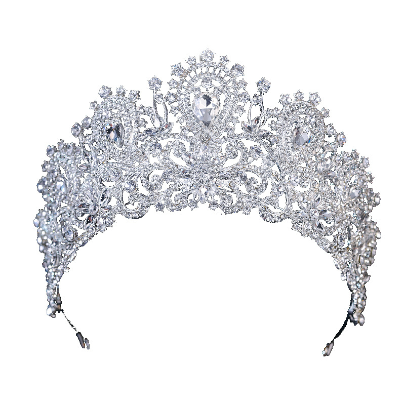 Karūna galvai su krištolais – lydinys, elektroplatinimo danga, krištolai