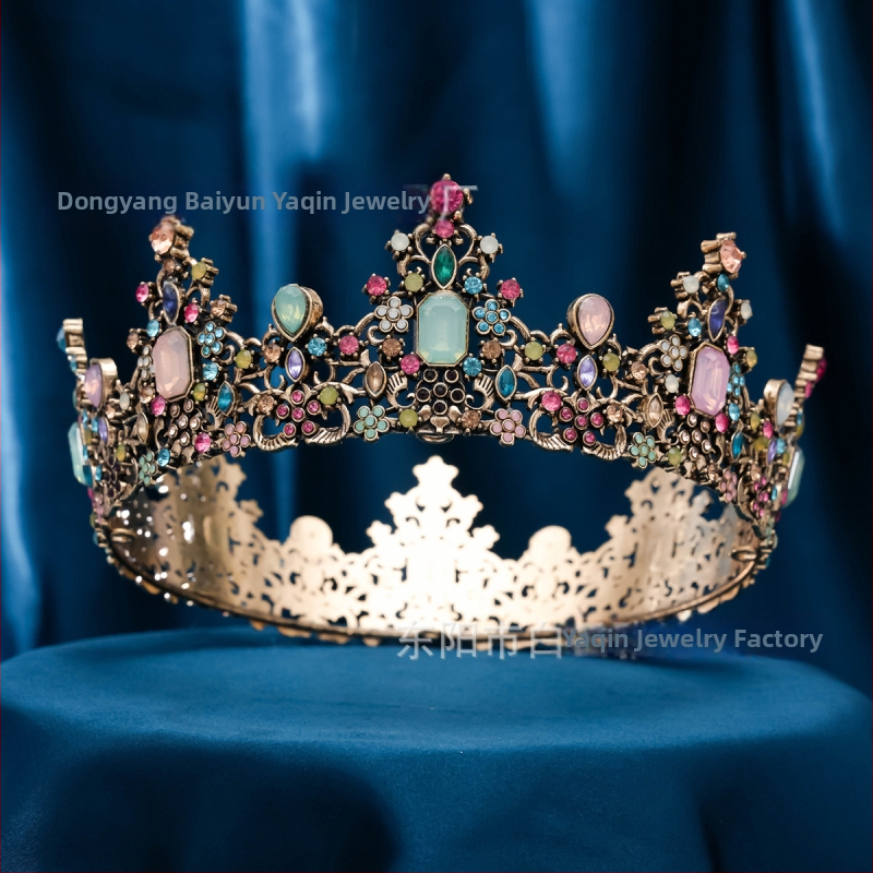 Vestuvinė karūna – Baroko Europos prabanga, Retro stilius (Lydinys; Elektroplatininimas; Karūnos forma; Pavasaris 2025)