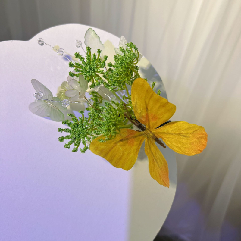 Kopča za kosu – Pastoralni stil, ručna izrada od plastike, za žene