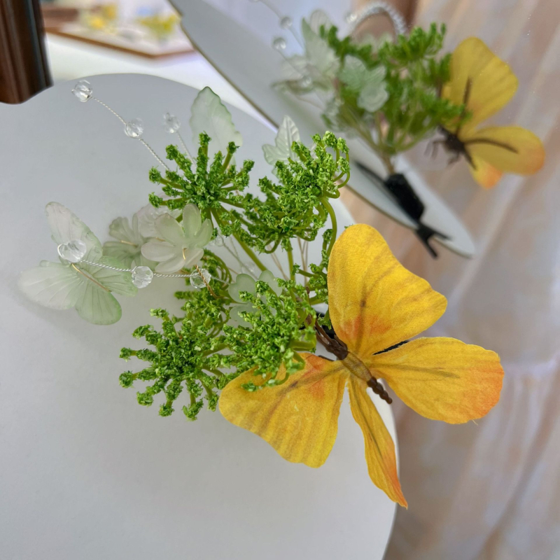 Kopča za kosu – Pastoralni stil, ručna izrada od plastike, za žene