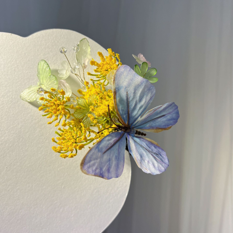 Kopča za kosu – Pastoralni stil, ručna izrada od plastike, za žene