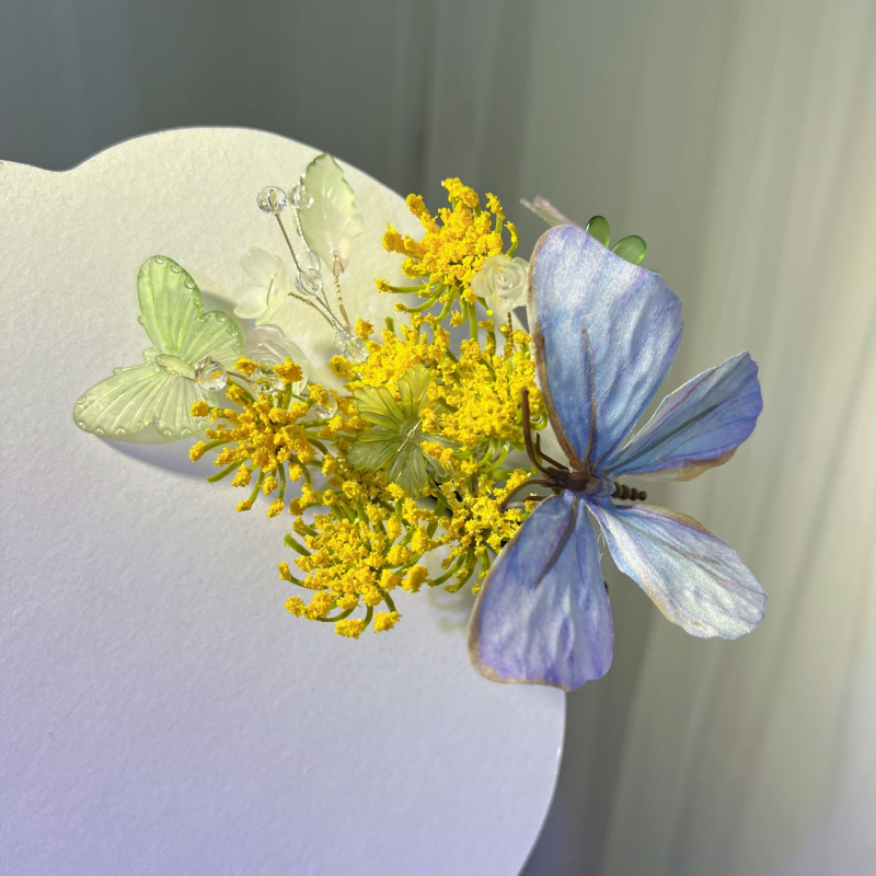 Kopča za kosu – Pastoralni stil, ručna izrada od plastike, za žene