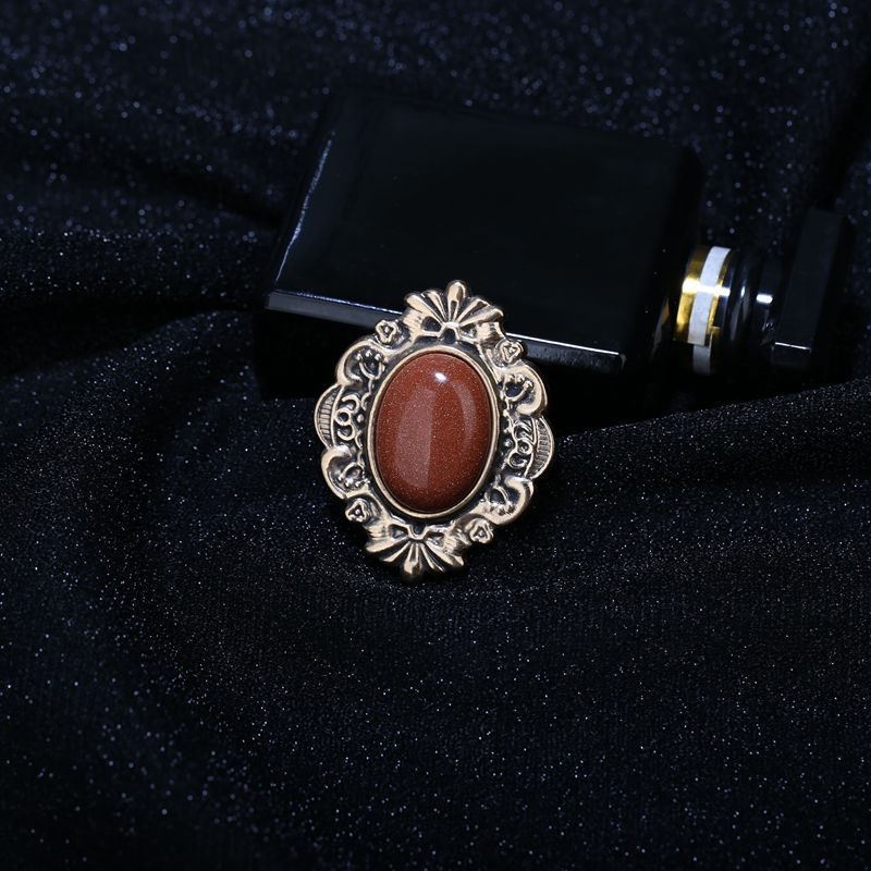 Brošňa – vintage štýl, barokový kamenné zdobenie; zinková zliatina; elektroplating; dekoratívny doplnok