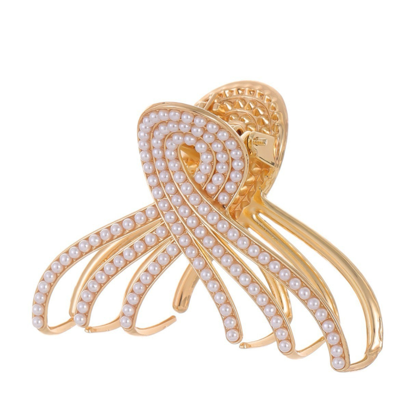 Luksuzna kopča za kosu s dizajnom shark-octopus, cinkova zlitina, elektroplatiranje