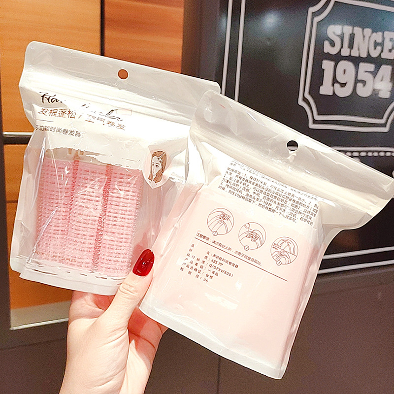 Korejskog stila geometrijska plastična kopča za kosu za sigurno oblikovanje korijena — ručna izrada, neovisno pakiranje