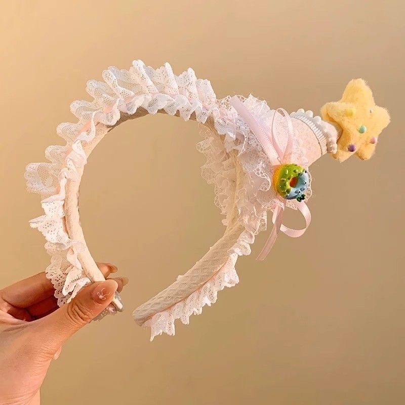 Ženska čelenka za rođendan s zvjezdom, ručna izrada, miješani materijali, proljeće 2025