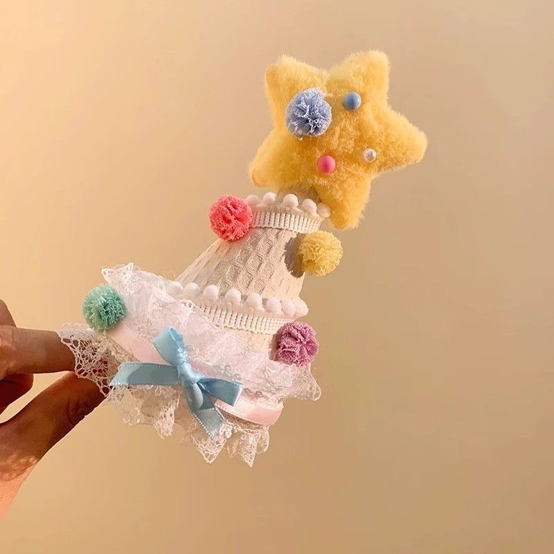 Ženska čelenka za rođendan s zvjezdom, ručna izrada, miješani materijali, proljeće 2025