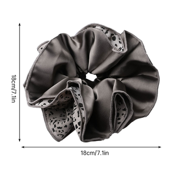 Elastična gumica za kosu za rep s leopardim uzorkom, četveroslojni dizajn, ručna izrada, korejski stil, elastični poliester kosu dodatak