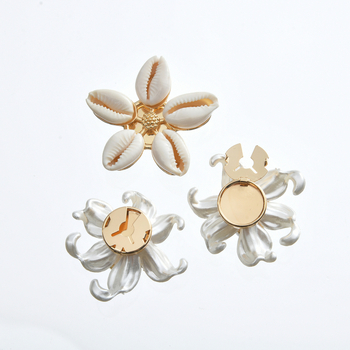 Ženski set manžetnih kopči — geometrijski dizajn, legura, elektroplatiranje, umetnute bisere