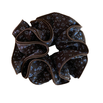 Gumica za kosu od tkanine s cvjetnim uzorkom, korejskog stila, ručna izrada, bez umetaka, svježi i sladak stil, izdanje jeseni 2025.