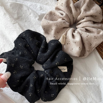Korejski stil – mala cvjetna pletena gumica za kosu – Materijal: tkanina; Proces: pletenje; Visoka elastičnost; Modni gradski stil