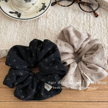 Korejski stil – mala cvjetna pletena gumica za kosu – Materijal: tkanina; Proces: pletenje; Visoka elastičnost; Modni gradski stil