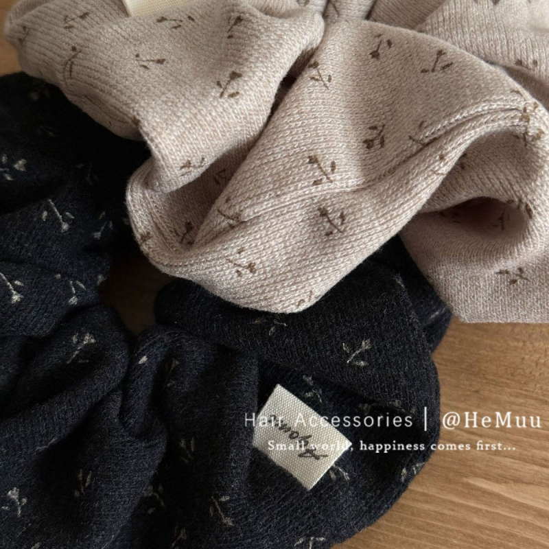 Korejski stil – mala cvjetna pletena gumica za kosu – Materijal: tkanina; Proces: pletenje; Visoka elastičnost; Modni gradski stil