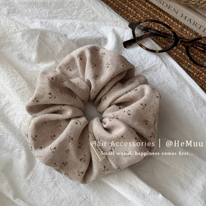 Korejski stil – mala cvjetna pletena gumica za kosu – Materijal: tkanina; Proces: pletenje; Visoka elastičnost; Modni gradski stil