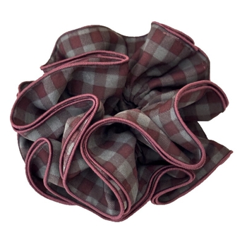 Mo yan karirana gumica za kosu, ručna izrada, četiri sloja šavova, visoka elastičnost