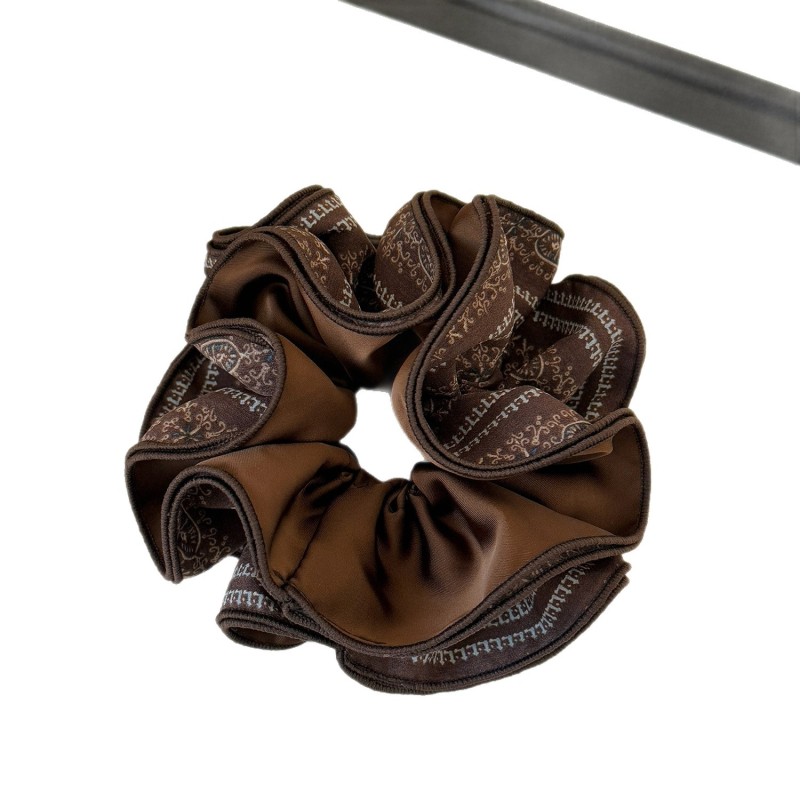 Korejski stil četverostruki uzorak gumice za kosu, ručna izrada, materijal: tkanina, visoka elastičnost, Zima 2025