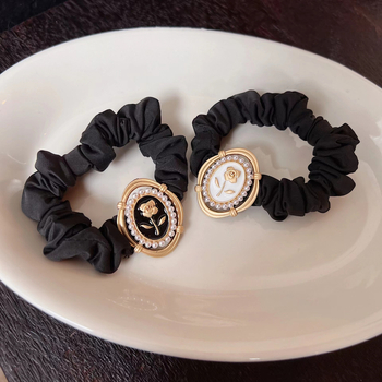 Audinių plaukų gumelė, rankų darbo, korėjietiško stiliaus, didelis elastingumas