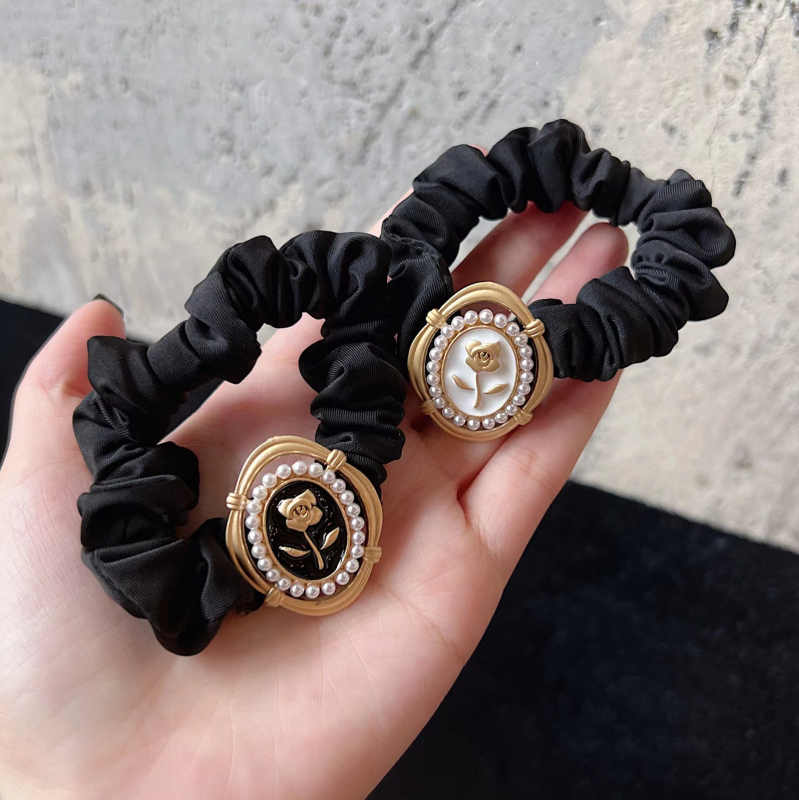 Audinio plaukų gumelė, rankų darbo, Korėjos stilius, aukšta elastinumas