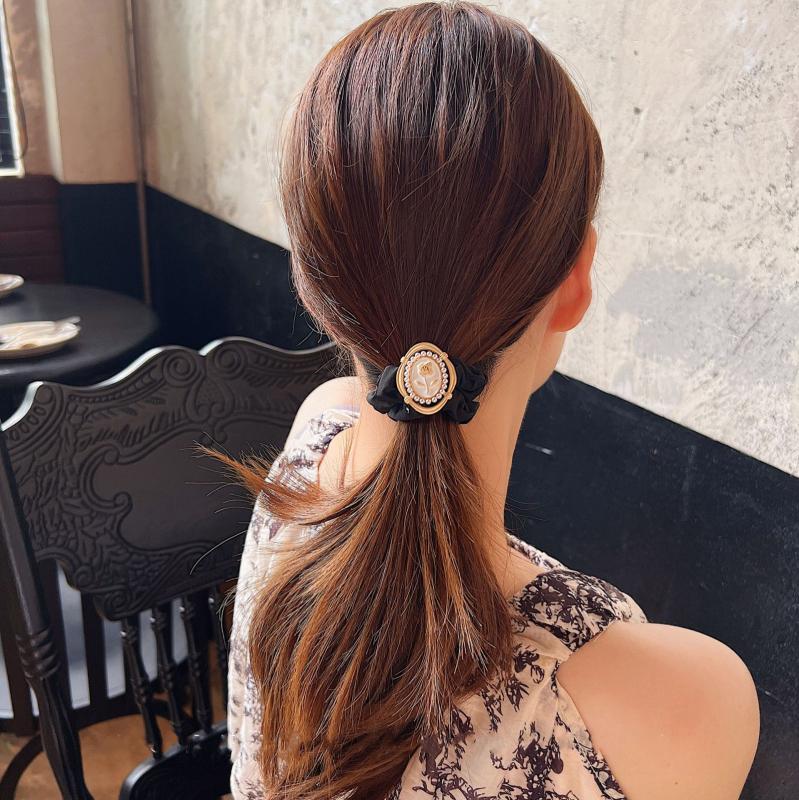 Audinio plaukų gumelė, rankų darbo, Korėjos stilius, aukšta elastinumas